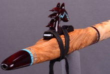 Olive Native American Flute, Minor, Mid G-4, #I47K